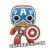 FUNKO POP 933 Marvel Gingerbread Captain America Phiên Bản Đội trưởng Mỹ Bánh Gừng
