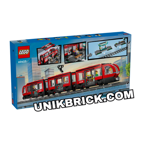  [CÓ HÀNG] LEGO City 60423 Downtown Streetcar and Station 