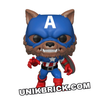 FUNKO POP 882 Marvel Man And Wolf Capwolf 2021 Summer Convention Limited Edition Phiên Bản Đội trưởng Mỹ Sói