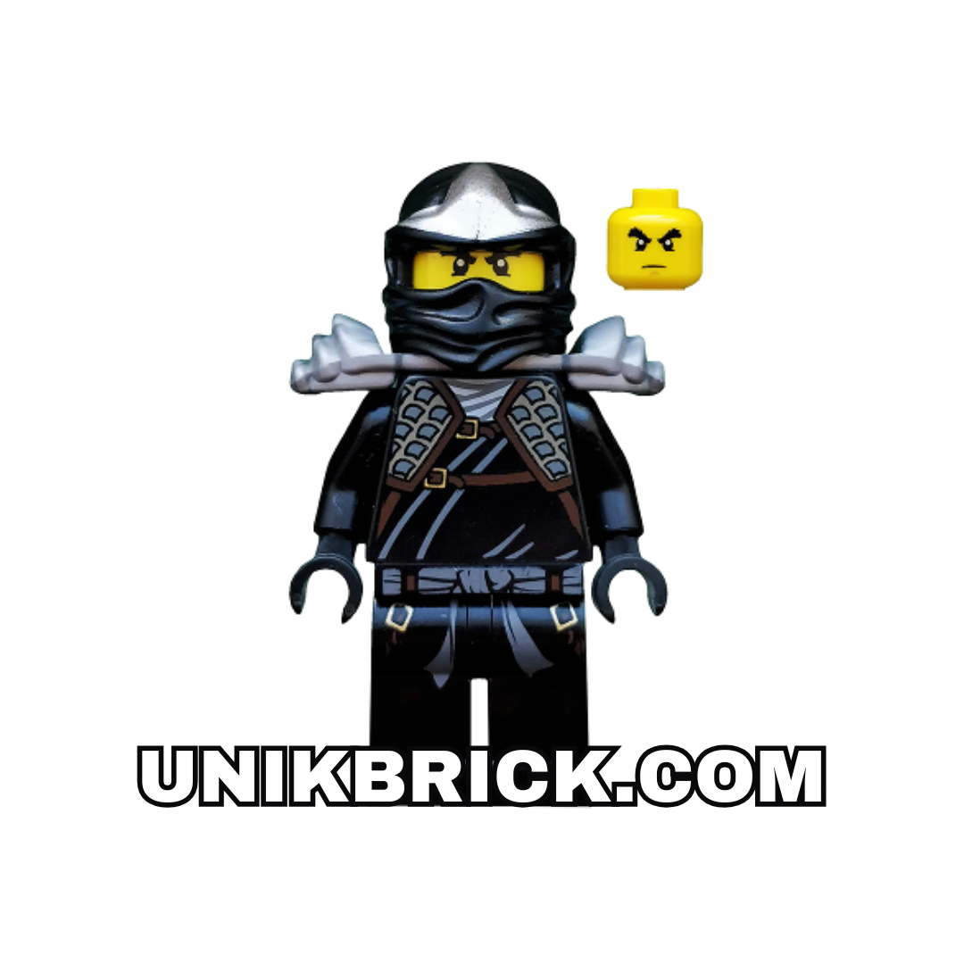 LEGO Ninjago Cole ZX Shoulder Armor Ninja Đen Giáp Vai Bạc