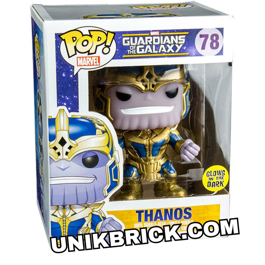 FUNKO POP 78 Marvel Guardians Of The Galaxy Thanos INCH Glow In The Dark