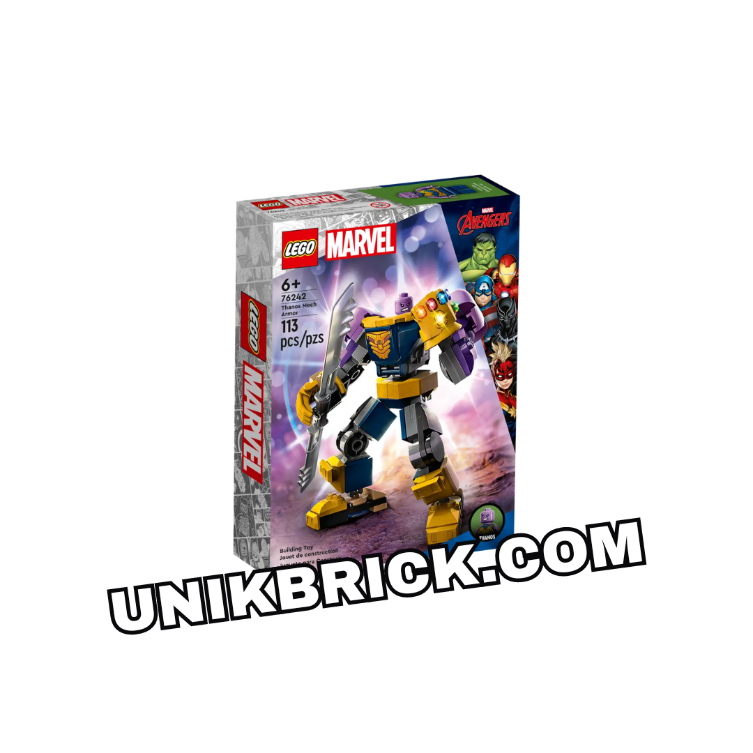 C H NG LEGO Marvel Super Heroes 76242 Thanos Mech Armor UNIK BRICK
