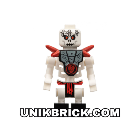  LEGO Ninjago Frakjaw Skulkin The Golden Weapons Xương Giáp Vai Đỏ 