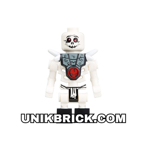  LEGO Ninjago Bonezai Skulkin The Golden Weapons Xương Giáp Vai Trắng 