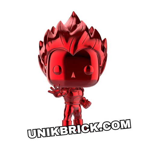  FUNKO POP 154 ANIMATION Dragon Ball Z Super Saiyan Vegeta Red Chrome 2019 SDCC Exclusive 