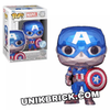 FUNKO POP 1268 Marvel Captain America Special Edition Phiên Bản Đội trưởng Mỹ Disney 100