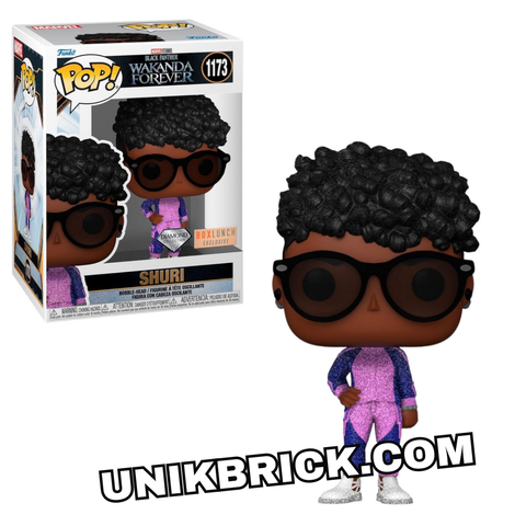 Funko Pop 1173 Black Panther Wakanda Forever Shuri Diamond Collection BoxLunch Exclusive 