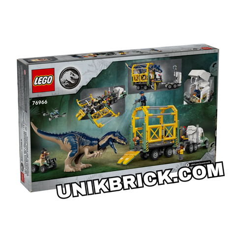  [HÀNG ĐẶT/ ORDER] LEGO Jurassic World 76966 Dinosaur Missions: Allosaurus Transport Truck 