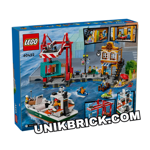  [CÓ HÀNG] LEGO City 60422 Seaside Harbor with Cargo Ship 