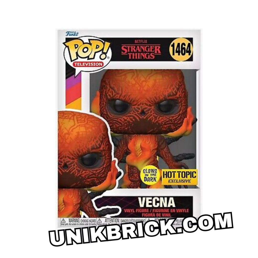 FUNKO POP 1464 Stranger Things Vecna Hot Topic Exclusive Glow In The Dark