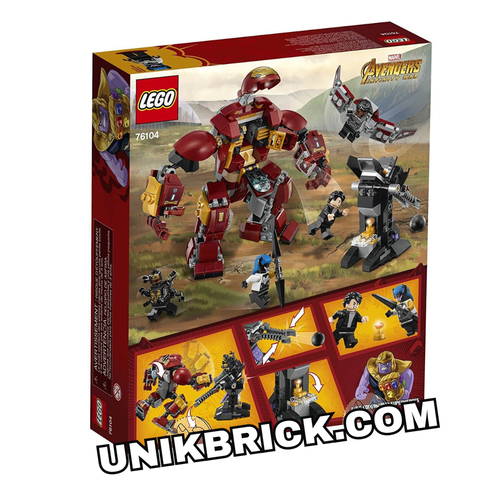  [CÓ HÀNG] LEGO Marvel Super Heroes 76104 The Hulkbuster Smash-Up 