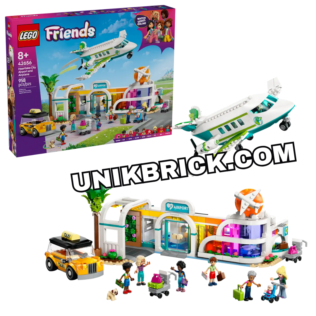 [HÀNG ĐẶT/ ORDER] LEGO Friends 42656 Heartlake City Airport and Airplane  Sân bay Thành phố
