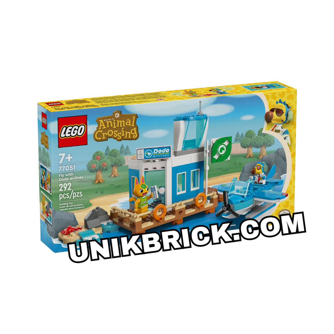 LEGO Animal Crossing 77051 Fly with Dodo Airlines Máy bay của Dodo
