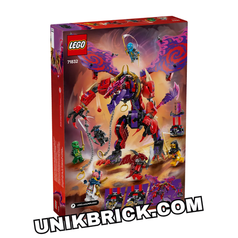  [CÓ HÀNG] LEGO 71832 Ninjago Thunderfang Dragon of Chaos 