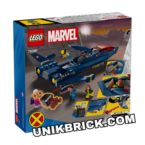  [HÀNG ĐẶT/ ORDER] LEGO Marvel 76281 X-Men X-Jet 