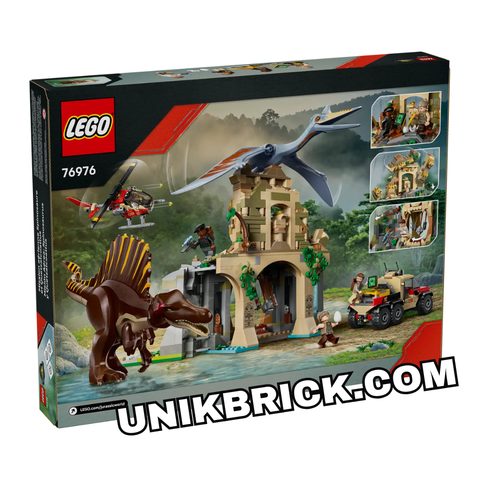  [HÀNG ĐẶT/ ORDER] LEGO 76976 Jurassic World Spinosaurus & Quetzalcoatlus Air Mission Nhiệm Vụ Trên Không 
