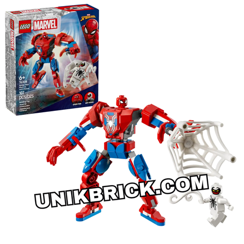  [CÓ HÀNG] LEGO 76308 Marvel Super Heroes Spider-Man Mech vs. Anti-Venom Robot Người Nhện Đại Chiến Anti-Venom 