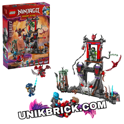  [CÓ HÀNG] LEGO 71841 Ninjago Dragonian Storm Village Ngôi Làng Của Rồng 