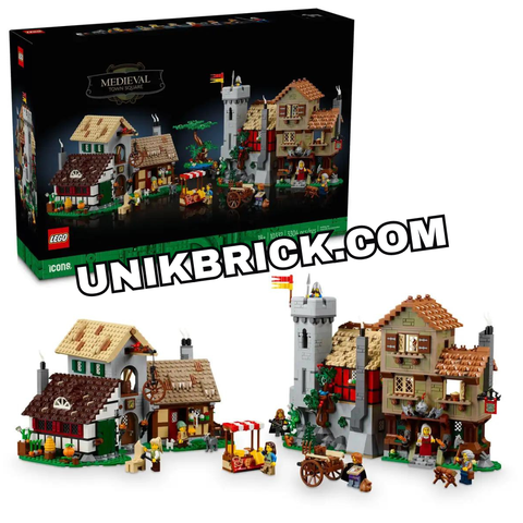  [HÀNG ĐẶT/ ORDER] LEGO Icons 10332 Medieval Town Square 