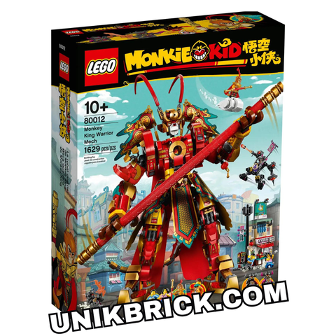  [CÓ HÀNG] LEGO Monkie Kid 80012 Monkey King Warrior Mech Tề Thiên Đại Thánh 