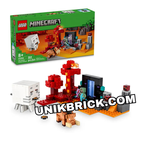  [HÀNG ĐẶT/ ORDER] LEGO Minecraft 21255 The Nether Portal Ambush 