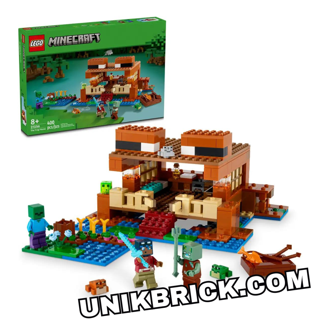 [HÀNG ĐẶT/ ORDER] LEGO Minecraft 21256 The Frog House