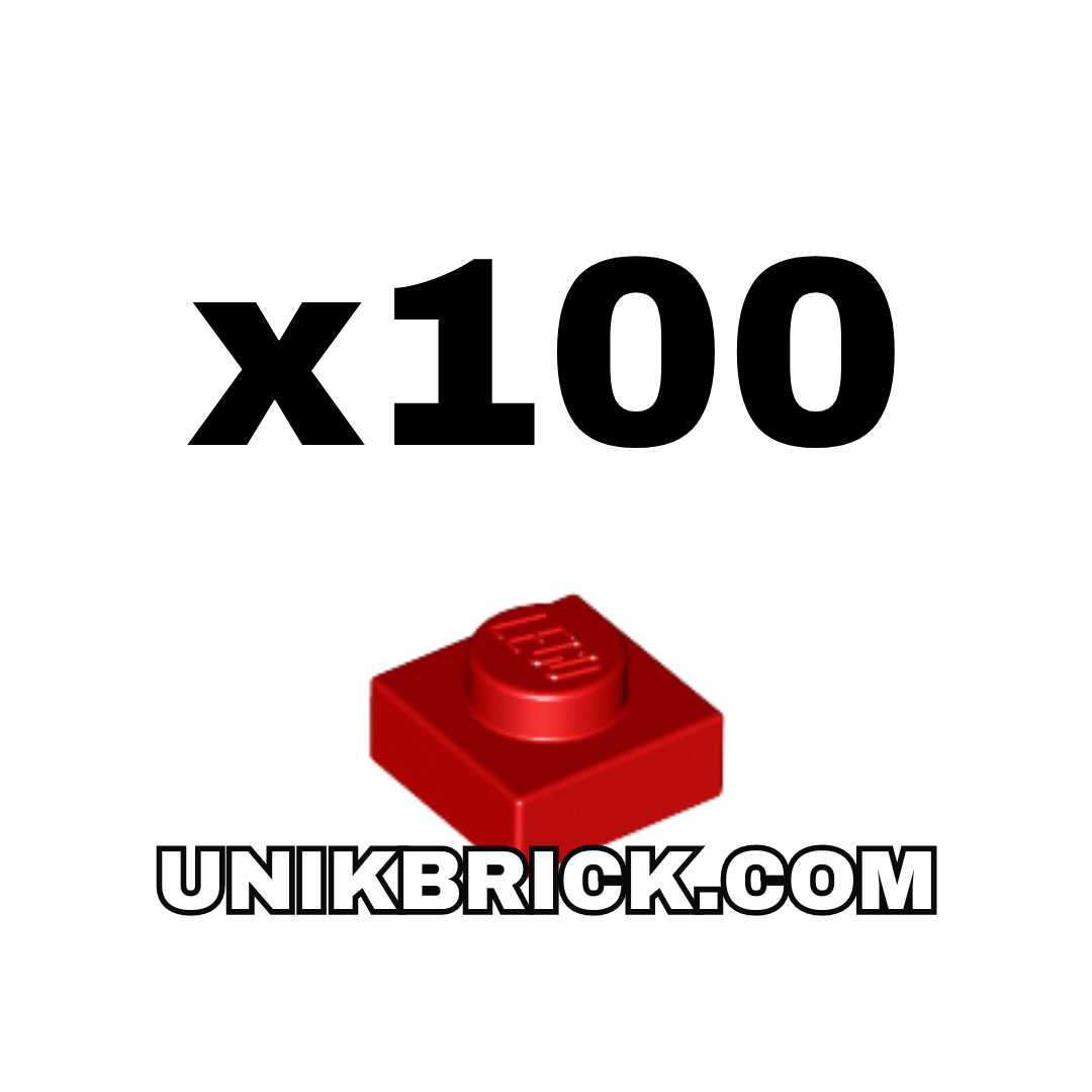 [ORDER PARTS] Red Plate 1 x 1 3024