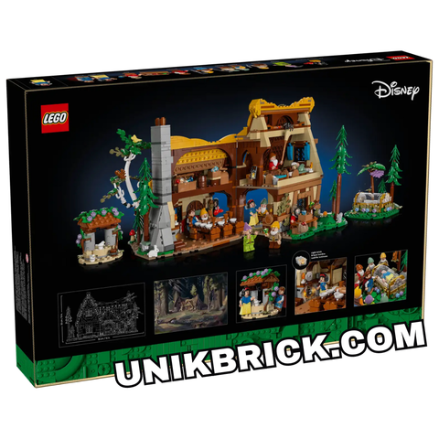  [HÀNG ĐẶT/ ORDER] LEGO Disney 43242 Snow White and the Seven Dwarfs' Cottage 