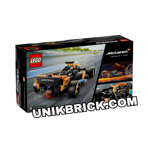  [CÓ HÀNG] LEGO Speed Champions 76919 2023 McLaren Formula 1 Race Car 