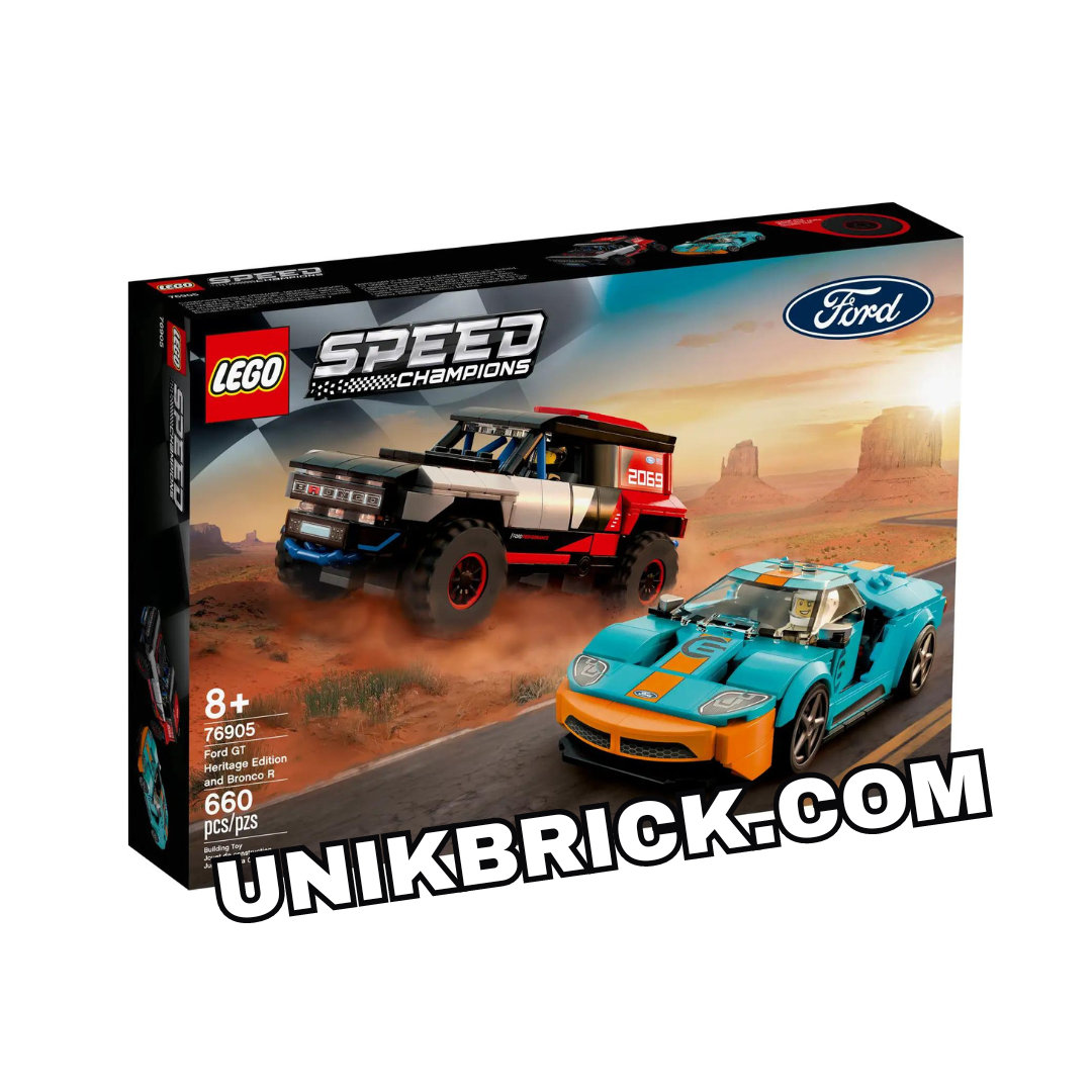 [HÀNG ĐẶT/ ORDER] LEGO Speed Champions 76905 Ford GT Heritage Edition and Bronco R
