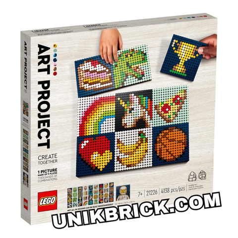  [HÀNG ĐẶT/ ORDER] LEGO Art 21226 Art Project Create Together 