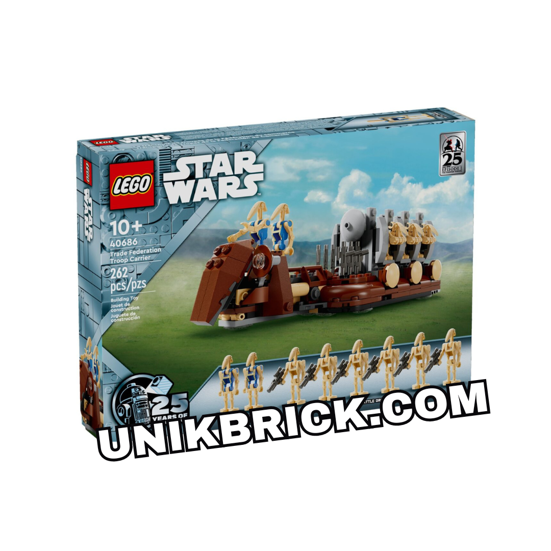 [HÀNG ĐẶT/ ORDER] LEGO Star Wars 40686 Trade Federation Troop Carrier