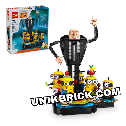  [HÀNG ĐẶT/ ORDER] LEGO Despicable Me 75582 Brick-Built Gru and Minions 
