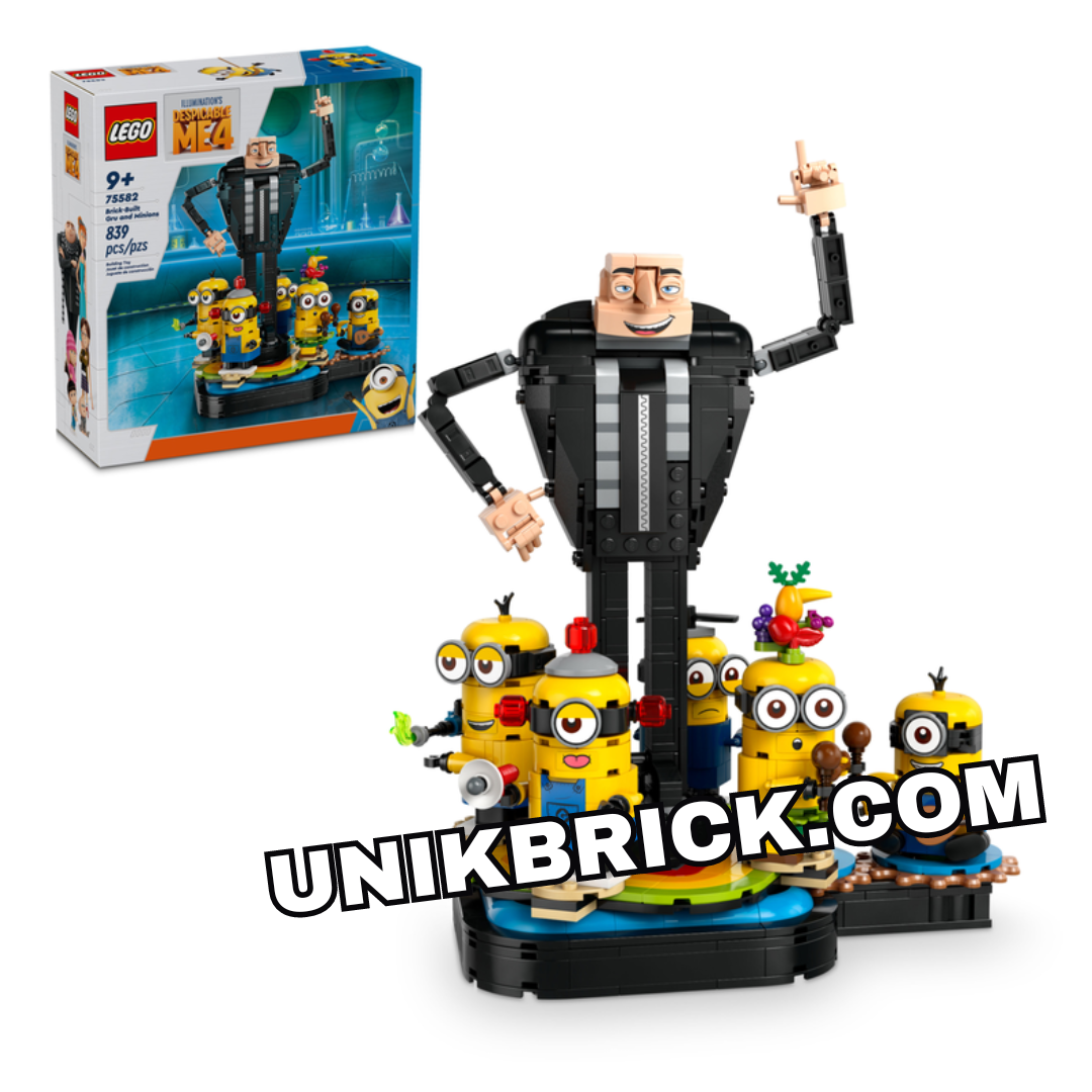 [HÀNG ĐẶT/ ORDER] LEGO Despicable Me 75582 Brick-Built Gru and Minions