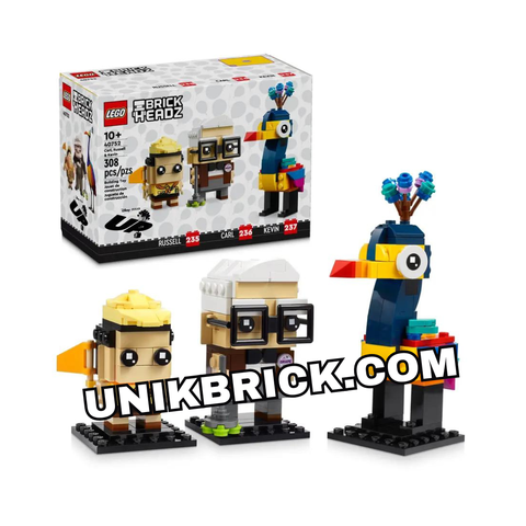  [HÀNG ĐẶT/ ORDER] LEGO BrickHeadz 40752 Disney Carl, Russell & Kevin 