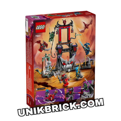 [CÓ HÀNG] LEGO 71841 Ninjago Dragonian Storm Village Ngôi Làng Của Rồng 