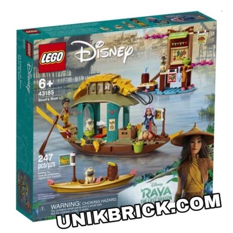  [HÀNG ĐẶT/ ORDER] LEGO Disney 43185 Raya Boun's Boat 