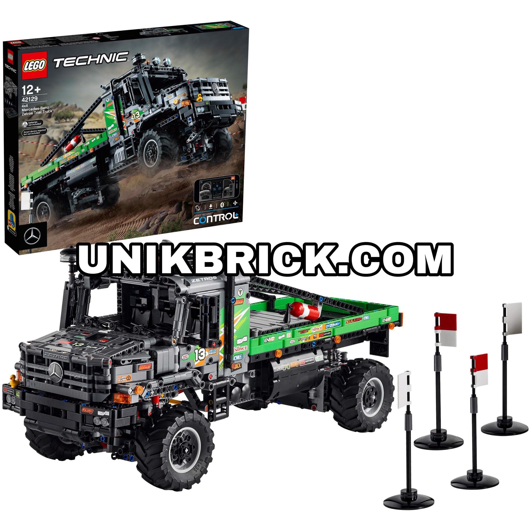LEGO Technic 42129 4x4 Mercedes-Benz Zetros Trial Truck – UNIK BRICK