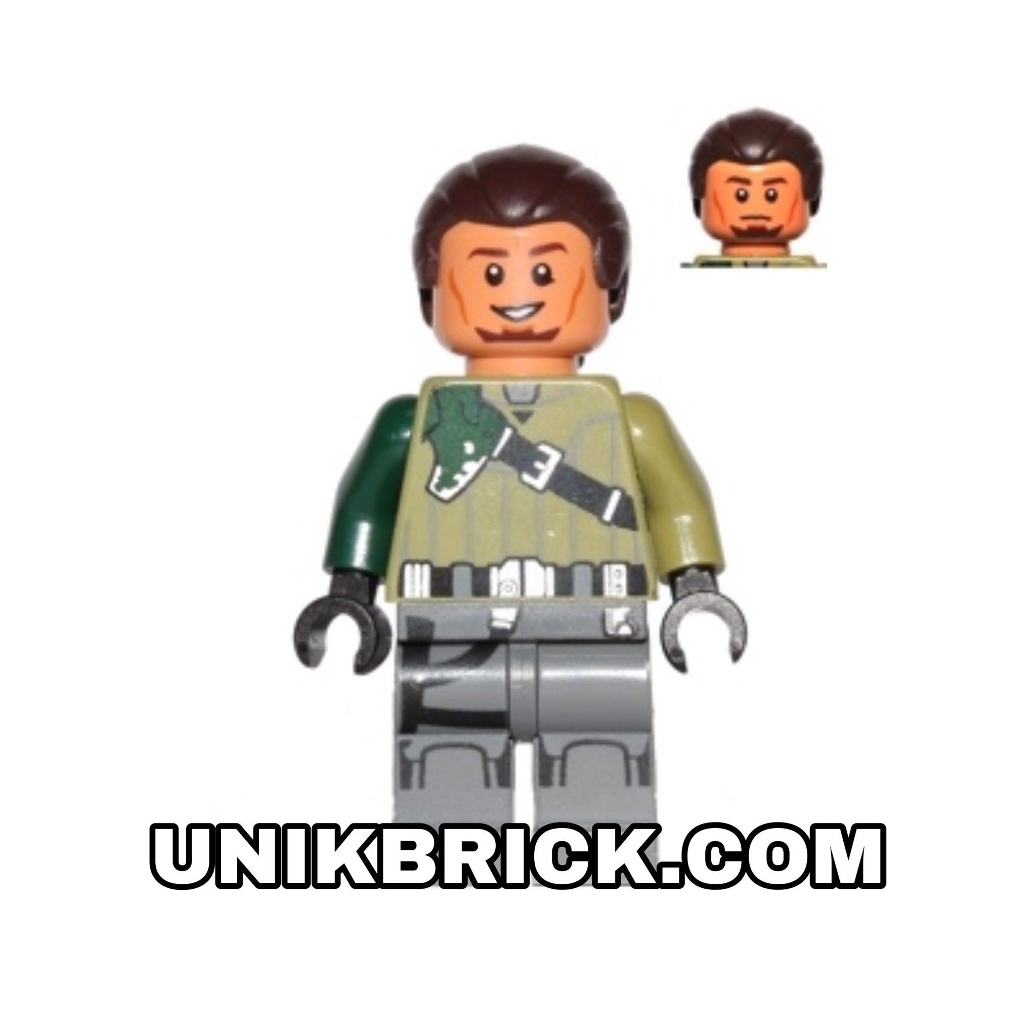 [ORDER ITEMS] LEGO Kanan Jarrus Dark Brown Hair and Eyebrows