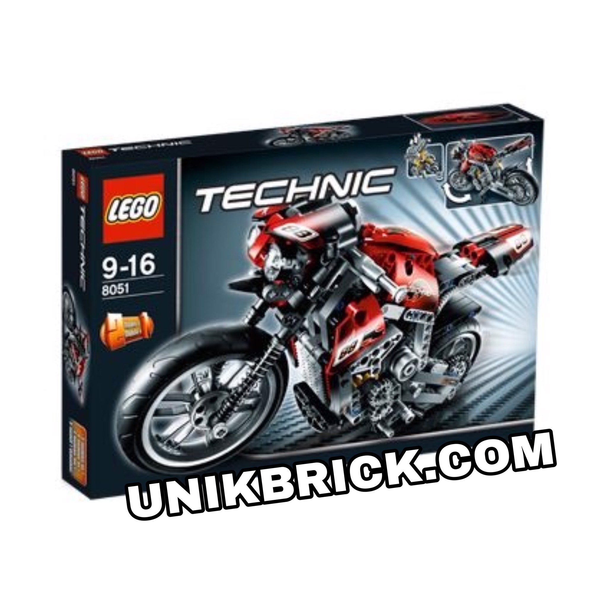 [ORDER ITEMS] LEGO Technic 8051 Motorbike