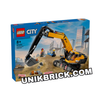 [CÓ HÀNG] LEGO City 60420 Yellow Construction Excavator Đồ Chơi Lắp Ráp Máy Đào Bánh Xích