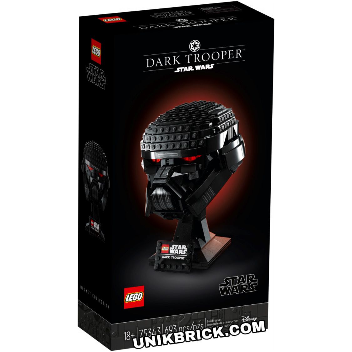 [HÀNG ĐẶT/ ORDER] LEGO Star Wars 75343 Dark Trooper Helmet