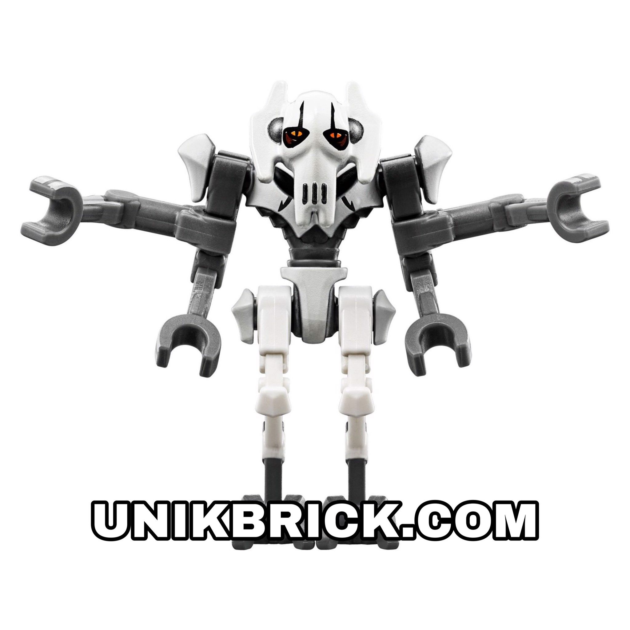 [ORDER ITEMS] LEGO General Grievous Bent Legs White Armor