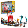 [CÓ HÀNG] LEGO Creator 31132 Viking Ship and the Midgard Serpent 3 IN 1