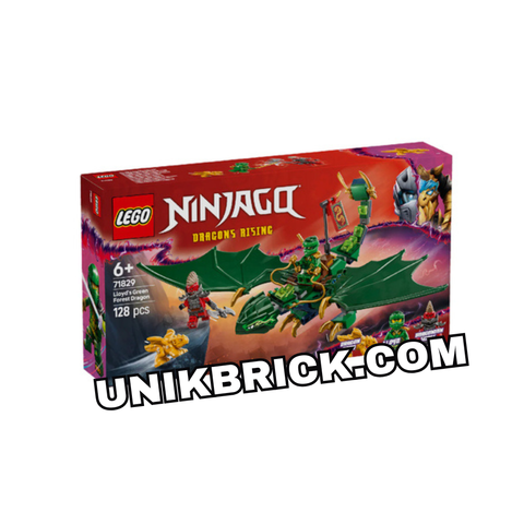  [CÓ HÀNG] LEGO 71829 Ninjago Lloyd's Green Forest Dragon Rồng Rừng Xanh Của Lloyd 