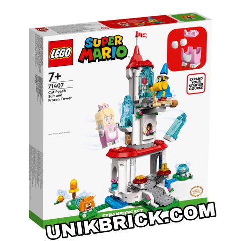  [HÀNG ĐẶT/ ORDER] LEGO Super Mario 71407 Cat Peach Suit and Frozen Tower Expansion Set 