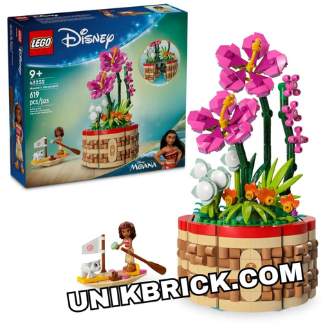  [HÀNG ĐẶT/ ORDER] LEGO Disney 43252 Moana's Flowerpot 