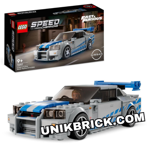  [CÓ HÀNG] LEGO Speed Champions 76917 2 Fast 2 Furious Nissan Skyline GT-R R34 