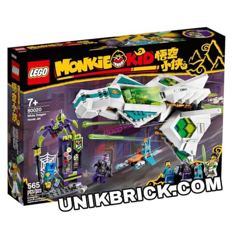  [HÀNG ĐẶT/ ORDER] LEGO Monkie Kid 80020 White Dragon Horse Jet 