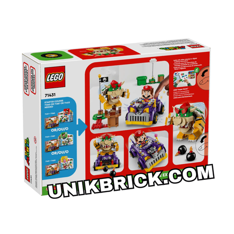  [HÀNG ĐẶT/ ORDER] LEGO Super Mario 71431 Bowser's Muscle Car Expansion Set 